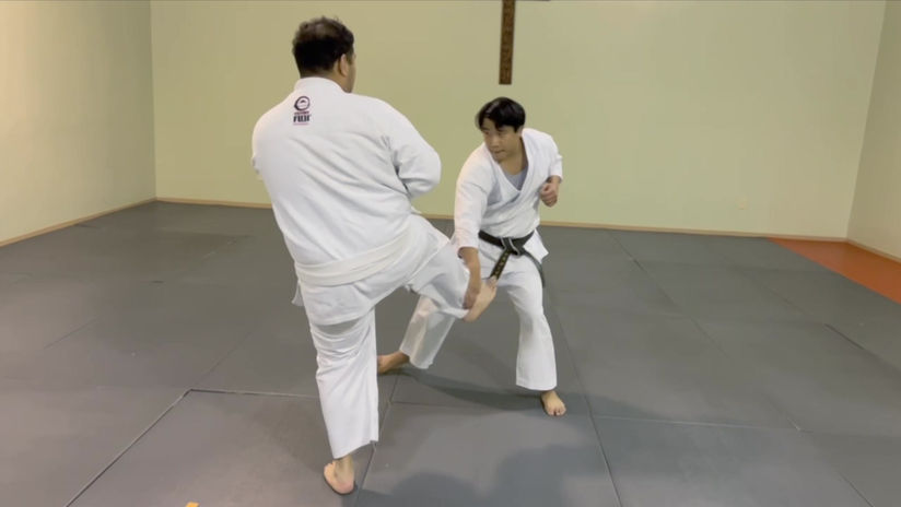 PD003 Partner Drill - Block Front Kick into Reverse Punch